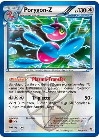 Porygon-Z #74/101 — Plasma-Blaster