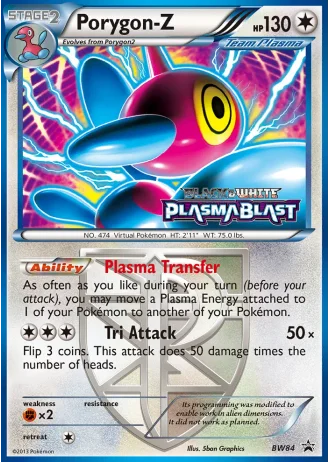Porygon-Z BW84 — Black & White Promos