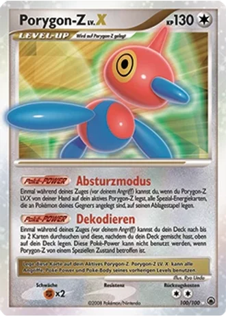 Porygon-Z LV.X #100 — Majestätischer Morgen