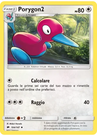 Porygon2 #104 — Ombre Infuocate