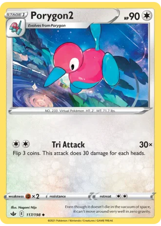 Porygon2 #117/198 — Chilling Reign