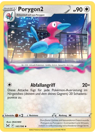 Porygon2 #141/196 — Verlorener Ursprung