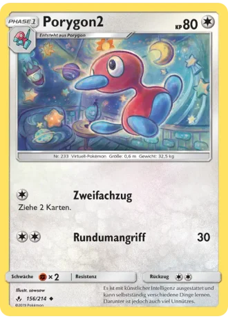Porygon2 #156/214 — Kräfte im Einklang