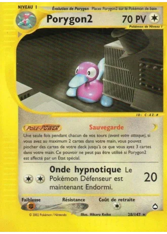 Porygon2 #28/147 — Aquapolis