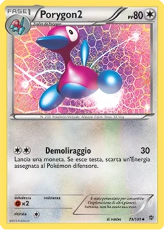 Porygon2 #73/101 — Esplosione Plasma