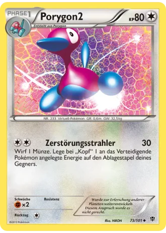 Porygon2 #73/101 — Plasma-Blaster