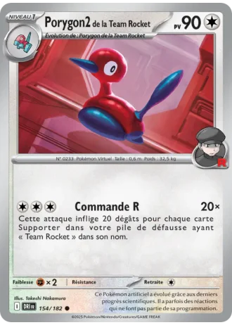 Porygon2 de la Team Rocket #154/182 — Rivalités Destinées
