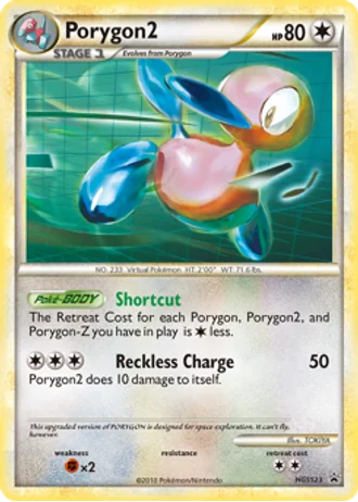 Porygon2 HGSS23 — HeartGold & SoulSilver Promos
