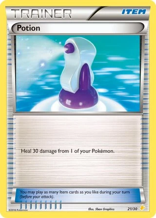 Potion #21 — XY trainer Kit (Pikachu Libre)