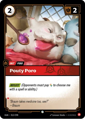 Pouty Poro #013/298 — Origins