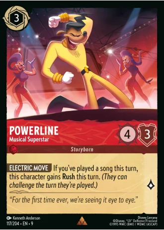 Powerline - Musical Superstar #117/204 — Fabled