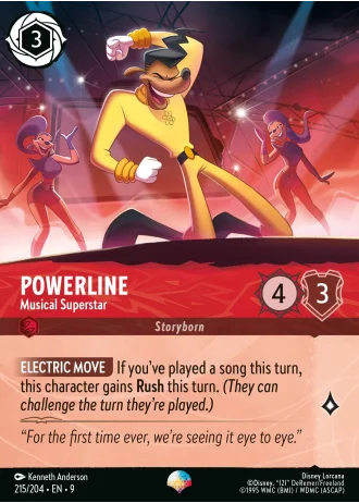 Powerline - Musical Superstar #215/204 — Fabled