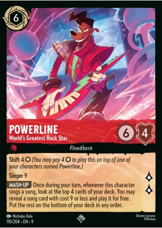 Powerline - World's Greatest Rock Star #110/204 — Fabled