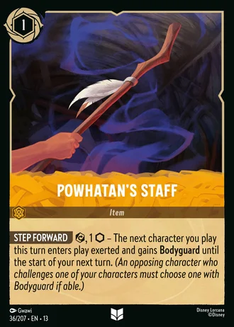 Powhatan's Staff #36/261 — Attack of the Vine!