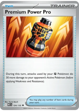Premium Power Pro #124/132 — Mega Evolution