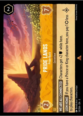 Pride Lands - Pride Rock #33/204 — Into the Inklands