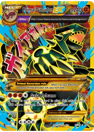 Primal Groudon EX #97 — Ancient Origins