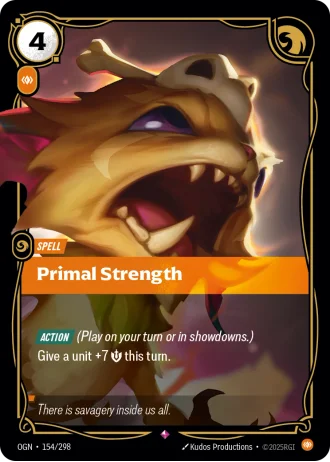Primal Strength #154/298 — Origins