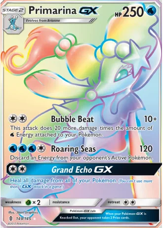 Primarina GX #149 — Guardians Rising