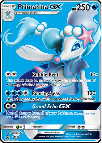 Primarina GX SM39 — Sun & Moon Promos