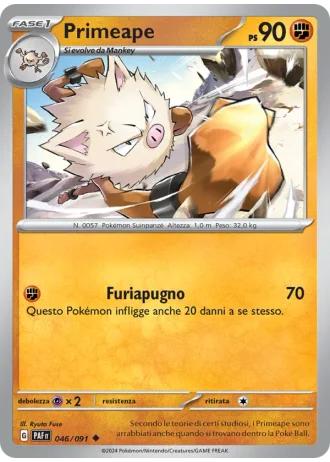 Primeape #046 — Destino di Paldea