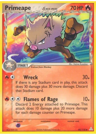 Primeape #50 — Holon Phantoms