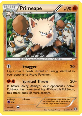 Primeape #53 — Steam Siege
