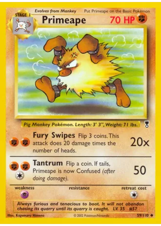 Primeape #59 — Legendary Collection