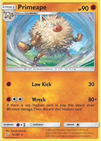Primeape #72 — Team Up
