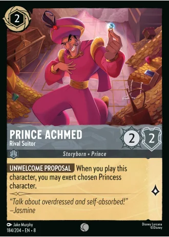 Prince Achmed - Rival Suitor #184/204 — Reign of Jafar