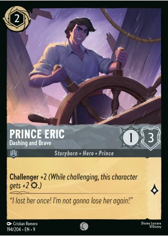 Prince Eric - Dashing and Brave #194/204 — Fabled
