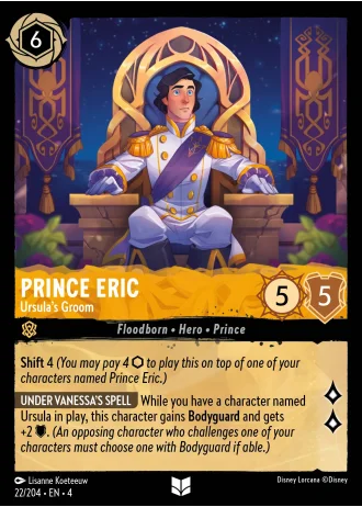 Prince Eric - Ursula's Groom #22/204 — Ursula's Return