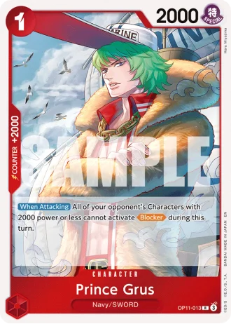 Prince Grus (OP11-013) — A Fist of Divine Speed (OP11)