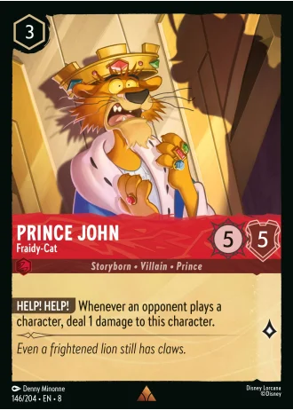 Prince John - Fraidy-Cat #146/204 — Reign of Jafar