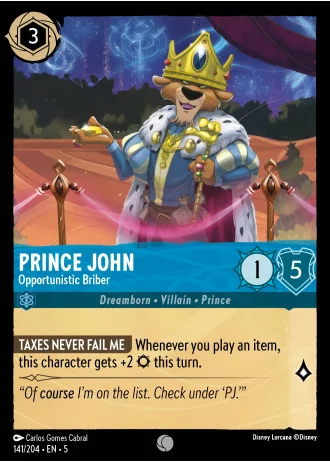 Prince John - Opportunistic Briber #141/204 — Shimmering Skies
