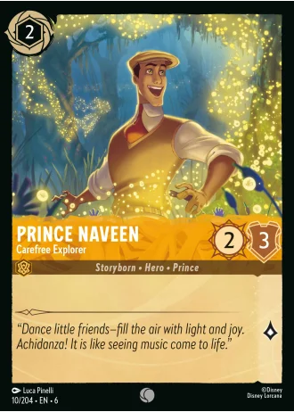 Prince Naveen - Carefree Explorer #10/204 — Azurite Sea