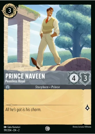 Prince Naveen - Penniless Royal #191/204 — Rise of the Floodborn