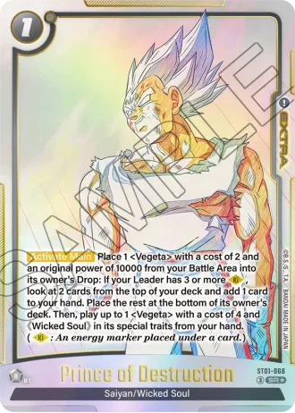 Prince of Destruction (Alternative Art) ST01-068 — Story Booster 01 (ST01)