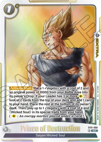 Prince of Destruction  ST01-068 — Story Booster 01 (ST01)