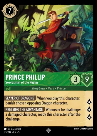 Prince Phillip - Swordsman of the Realm #83/204 — Shimmering Skies