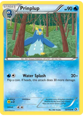 Prinplup #34 — Legendary Treasures