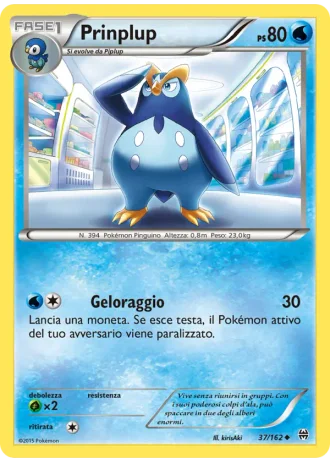 Prinplup #37/162 — Turbo Blitz