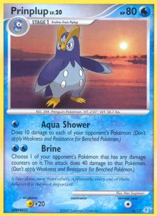 Prinplup #6 — DP trainer Kit (Manaphy)