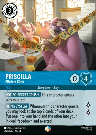 Priscilla - Efficient Clerk #219/257 — Hyperia City