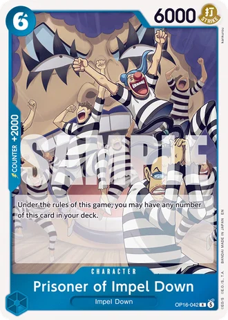 Prisoner of Impel Down (OP16-042) — The Time of Battle (OP16)