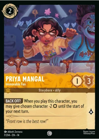 Priya Mangal - Immovable Fan #7/257 — Hyperia City