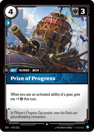 Prize of Progress #075/221 — Spiritforged