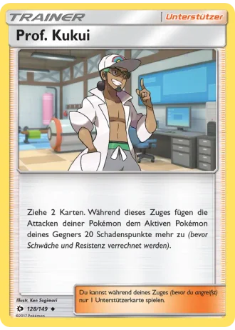 Prof. Kukui #128/149 — Sonne & Mond