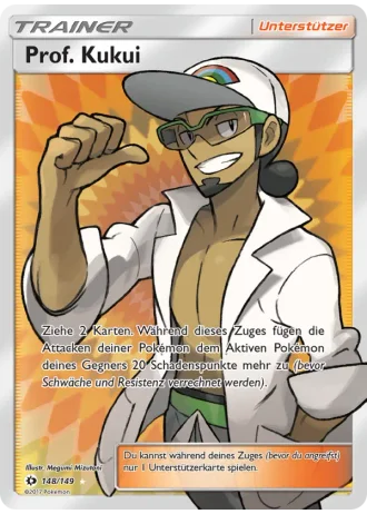 Prof. Kukui #148/149 — Sonne & Mond