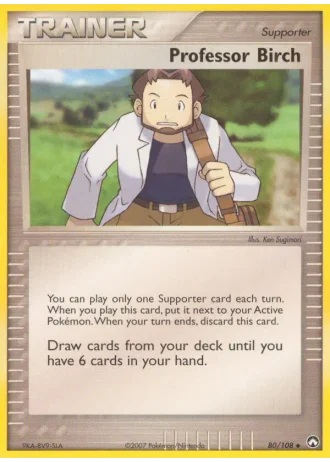 Professor Birk #80/108 — EX Power Keepers